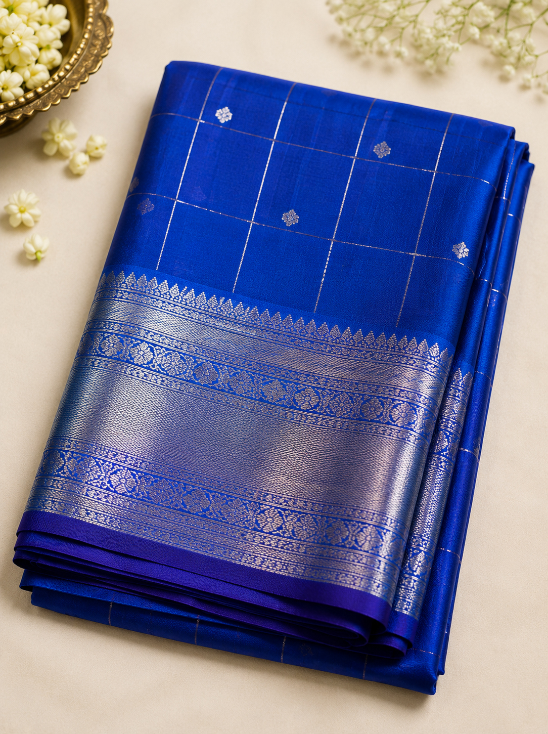 Royal Blue Sai Pallavi Silk Saree
