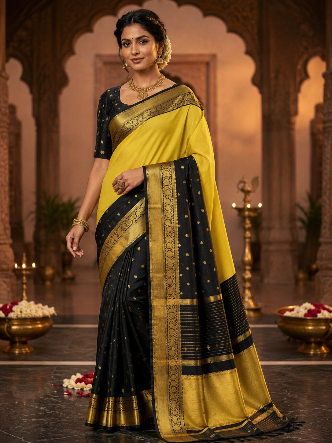 Banarasi katan silk saree for women