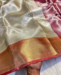 Silver Tissue Jotika Modal Saree